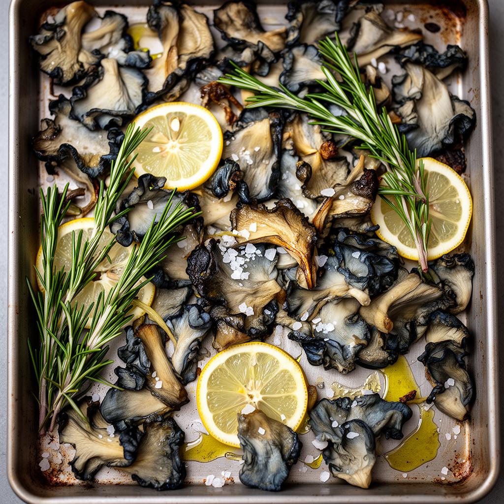 Roasted Oyster Mushrooms
