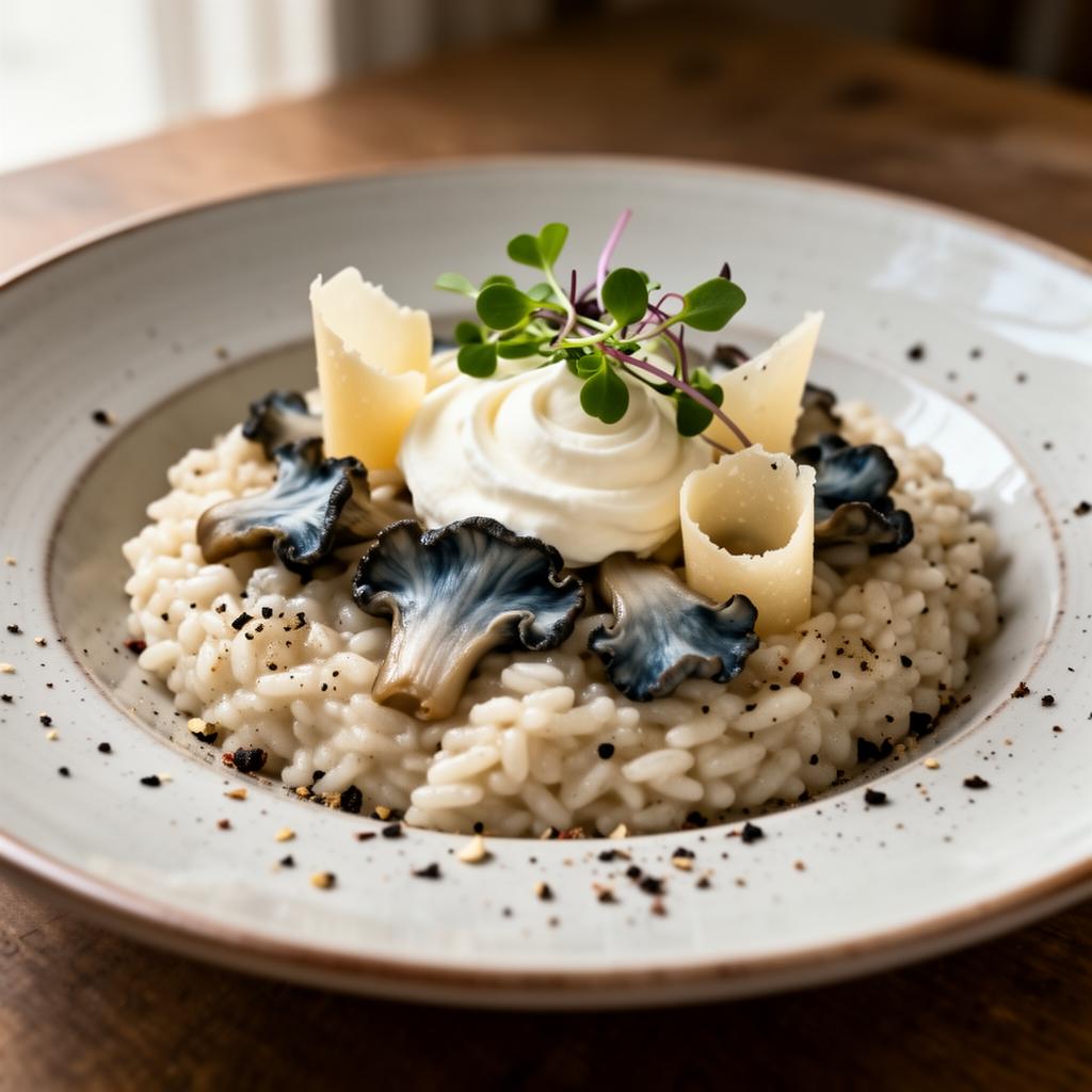 Oyster Mushroom Risotto