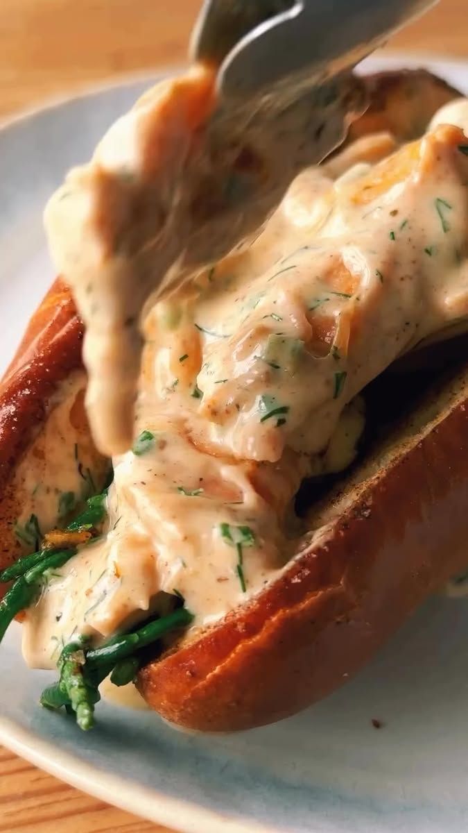 Lion's Mane Lobster Roll