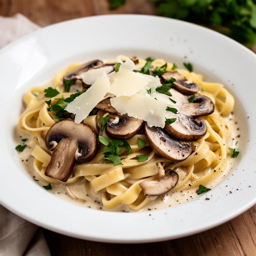 Chestnut Mushroom Pasta