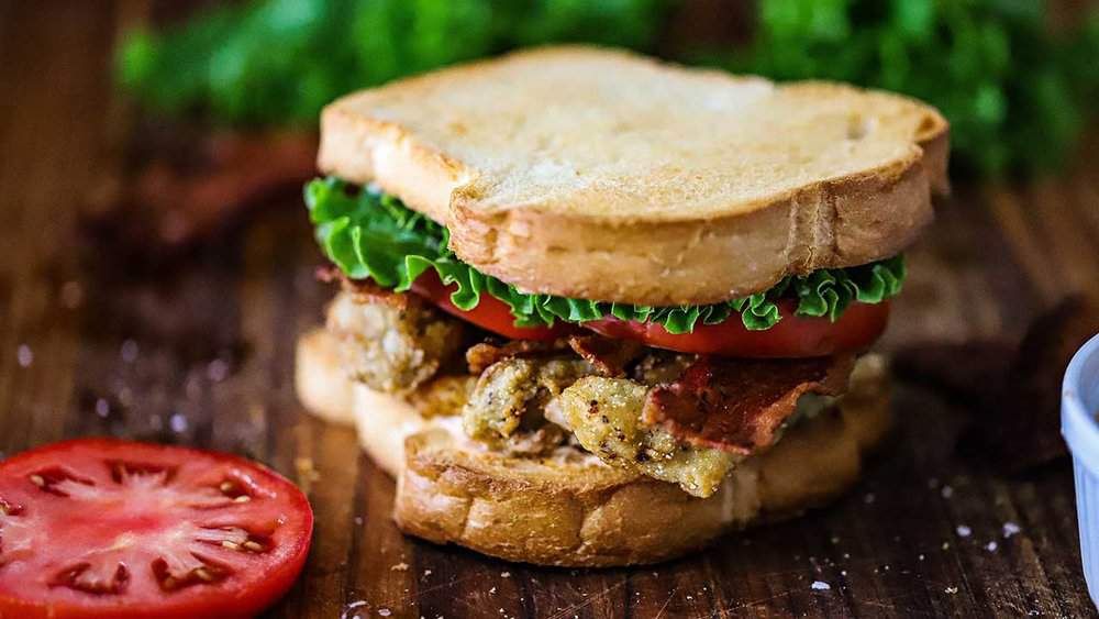 Pink Oyster 'Bacon' BLT